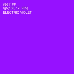 #9611FF - Electric Violet Color Image