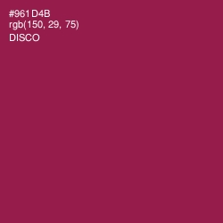 #961D4B - Disco Color Image