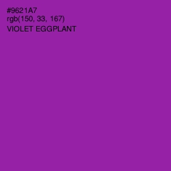 #9621A7 - Violet Eggplant Color Image