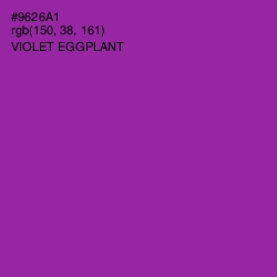 #9626A1 - Violet Eggplant Color Image