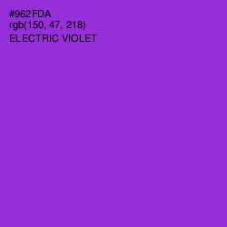 #962FDA - Electric Violet Color Image