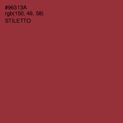 #96313A - Stiletto Color Image