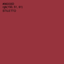 #96333D - Stiletto Color Image