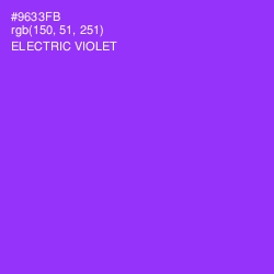 #9633FB - Electric Violet Color Image