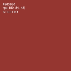 #963630 - Stiletto Color Image