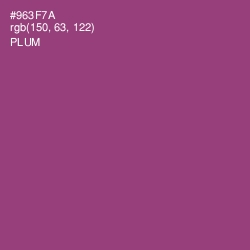 #963F7A - Plum Color Image