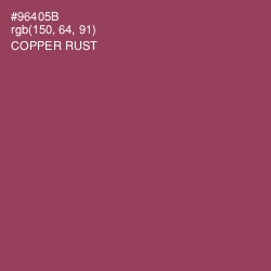 #96405B - Copper Rust Color Image