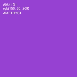 #9641D1 - Amethyst Color Image