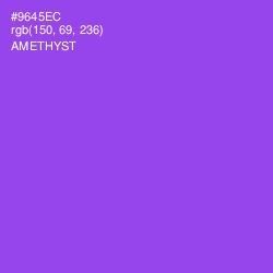 #9645EC - Amethyst Color Image