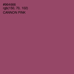 #964666 - Cannon Pink Color Image