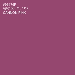 #96476F - Cannon Pink Color Image