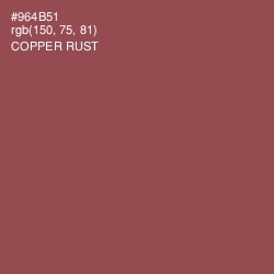 #964B51 - Copper Rust Color Image