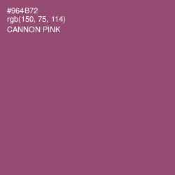 #964B72 - Cannon Pink Color Image