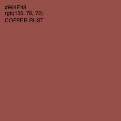 #964E48 - Copper Rust Color Image