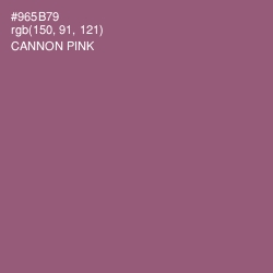 #965B79 - Cannon Pink Color Image