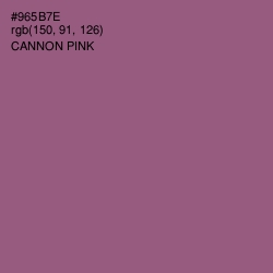 #965B7E - Cannon Pink Color Image