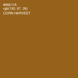 #96611A - Corn Harvest Color Image