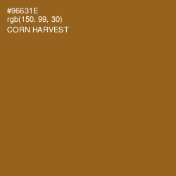 #96631E - Corn Harvest Color Image