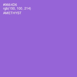 #9664D6 - Amethyst Color Image