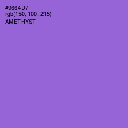 #9664D7 - Amethyst Color Image