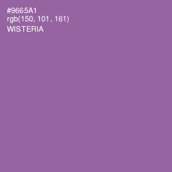 #9665A1 - Wisteria Color Image