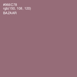 #966C78 - Bazaar Color Image