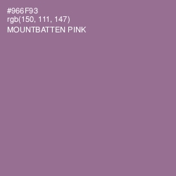 #966F93 - Mountbatten Pink Color Image
