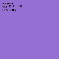 #966FD5 - Lilac Bush Color Image