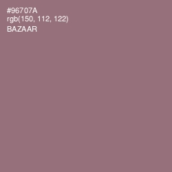 #96707A - Bazaar Color Image