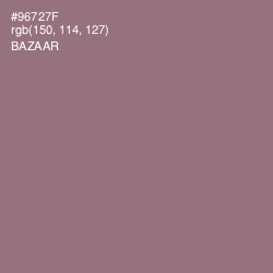 #96727F - Bazaar Color Image