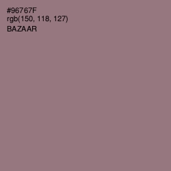 #96767F - Bazaar Color Image