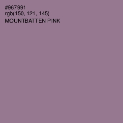 #967991 - Mountbatten Pink Color Image