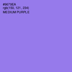 #9679EA - Medium Purple Color Image