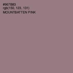 #967B83 - Mountbatten Pink Color Image