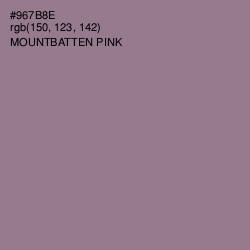 #967B8E - Mountbatten Pink Color Image