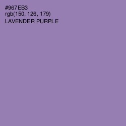 #967EB3 - Lavender Purple Color Image