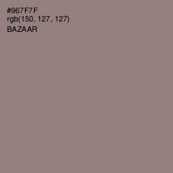 #967F7F - Bazaar Color Image