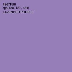 #967FB8 - Lavender Purple Color Image