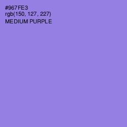 #967FE3 - Medium Purple Color Image