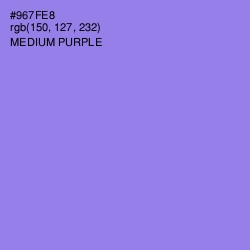 #967FE8 - Medium Purple Color Image