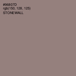 #96807D - Stonewall Color Image