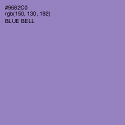 #9682C0 - Blue Bell Color Image