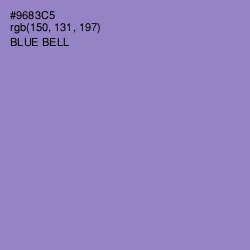 #9683C5 - Blue Bell Color Image