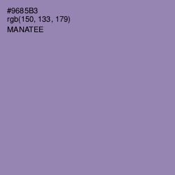 #9685B3 - Manatee Color Image