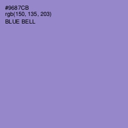 #9687CB - Blue Bell Color Image