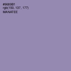 #9689B1 - Manatee Color Image