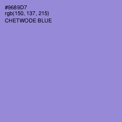 #9689D7 - Chetwode Blue Color Image