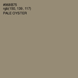 #968B75 - Pale Oyster Color Image