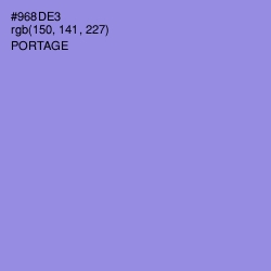 #968DE3 - Portage Color Image
