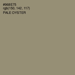 #968E75 - Pale Oyster Color Image